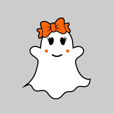 cute ghost clipart|cute female ghost.